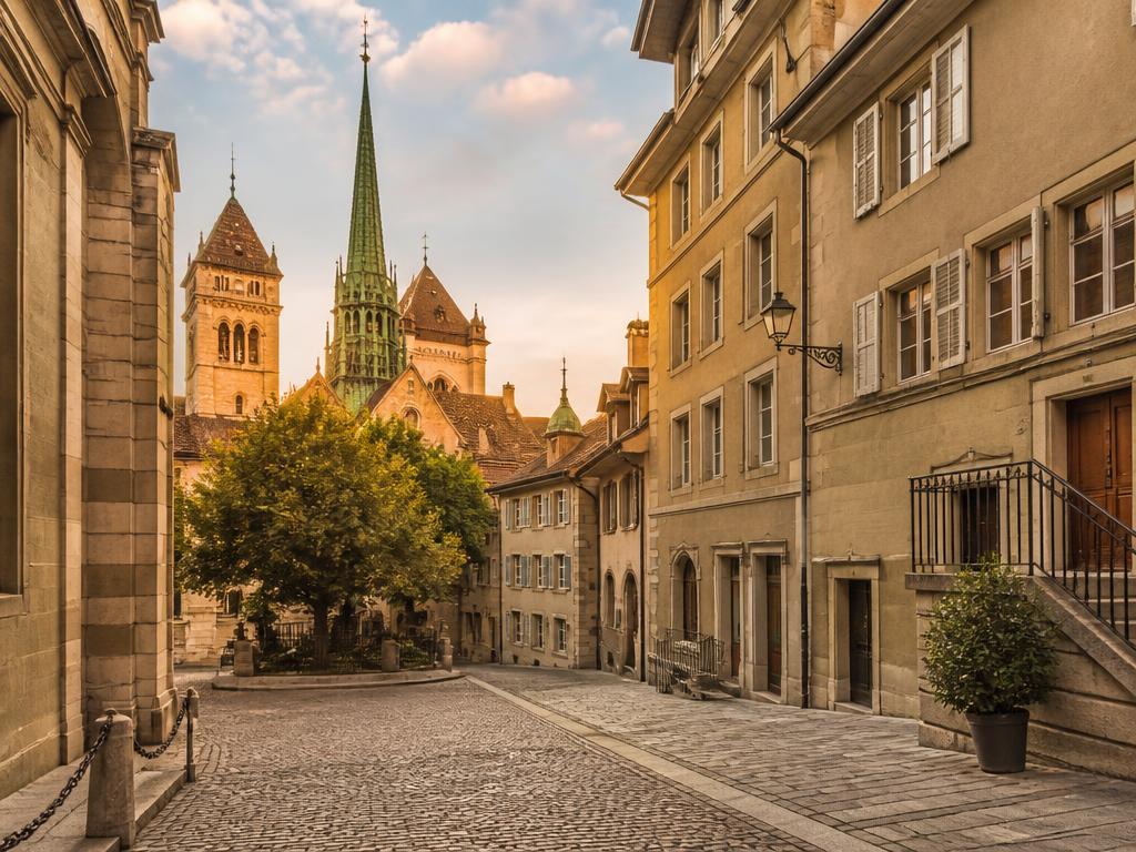 Vue de Immobilier à Genève